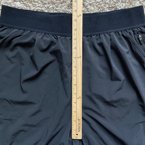 Prana Railay High Rise Pant Women's M Black Relaxed Straight Leg Pull On UPF 50+ - Picture 10 of 13